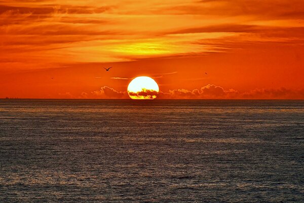 Le coucher du soleil n est pas la mer