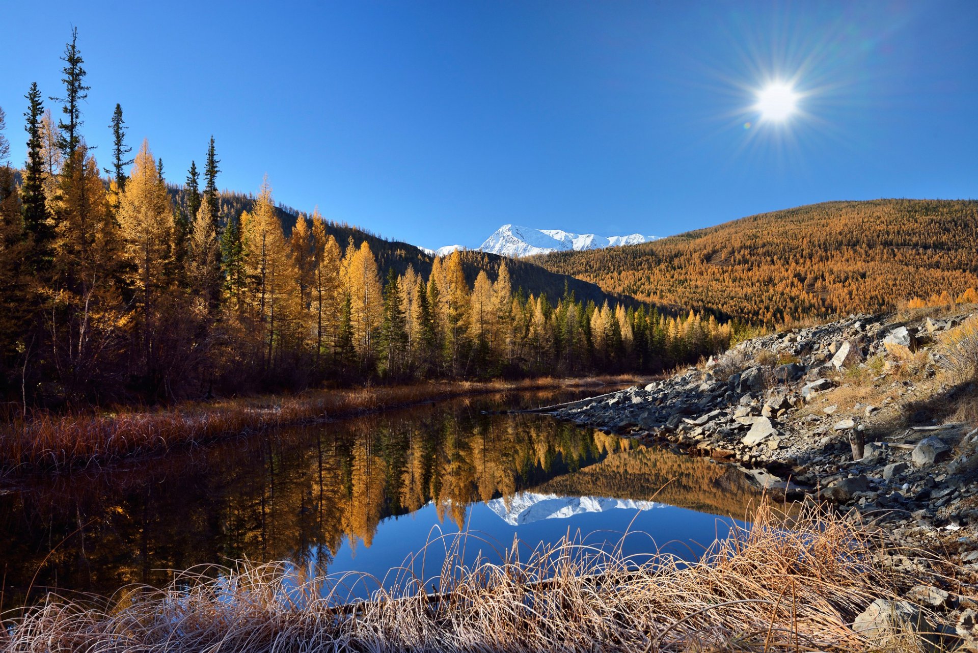 altai otoño mañana buenos días