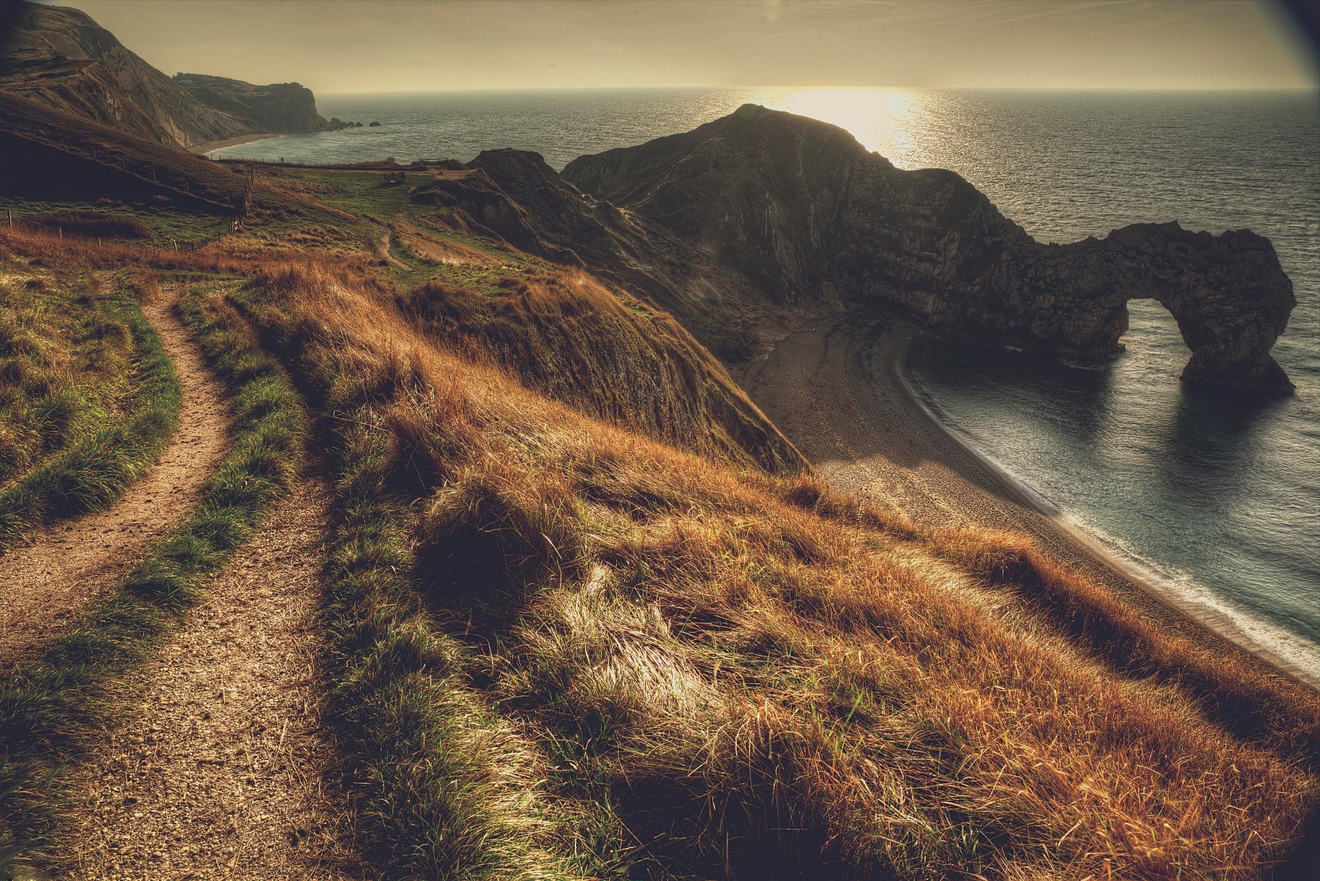 durdle tür dorset landschaft