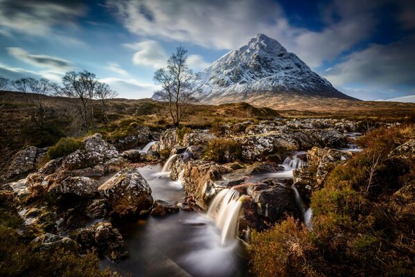 Fluss in den Shatland Mountains