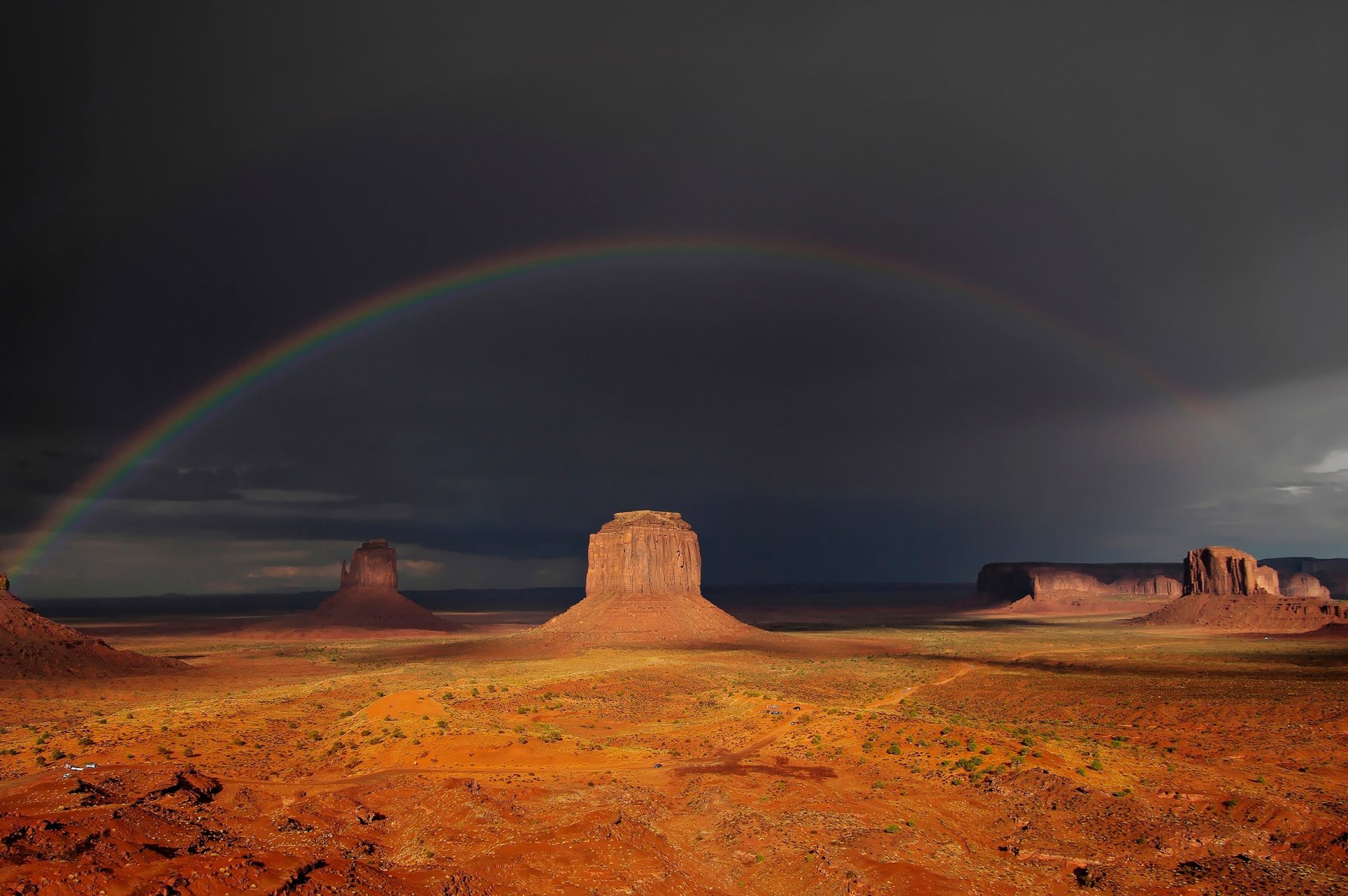 sotto arcobaleno arcobaleno rocce