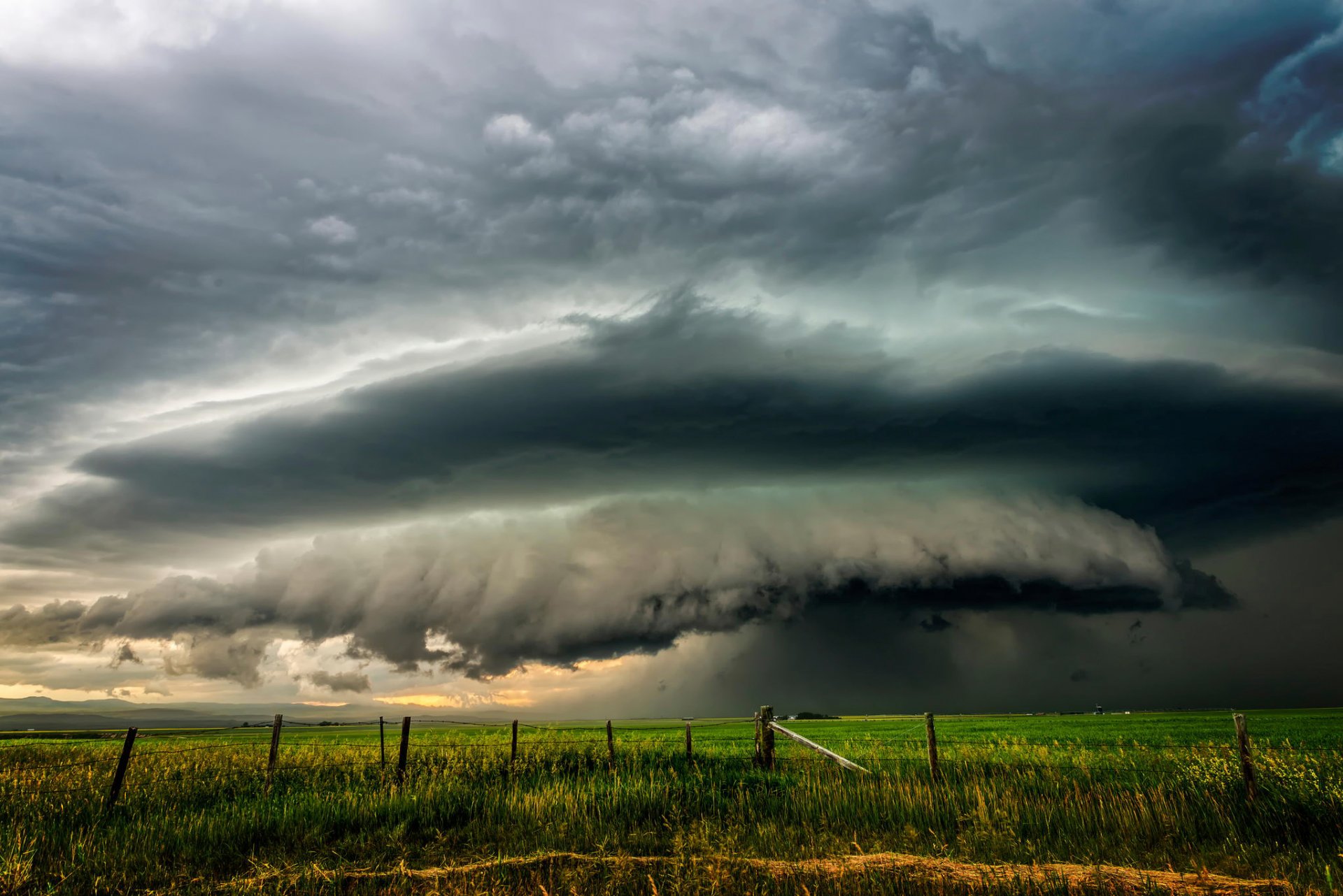 alberta sur nubes campo