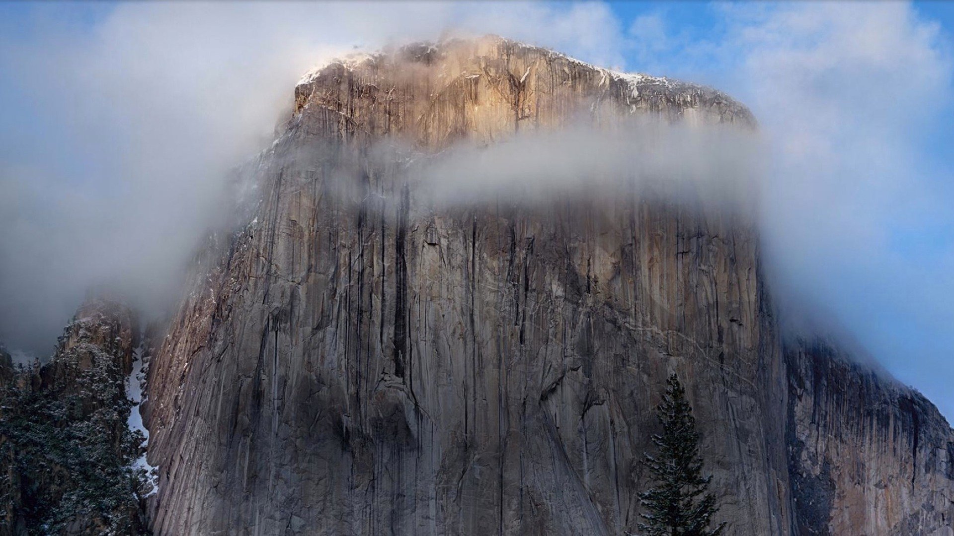 yosemite apfel mac berg nebel