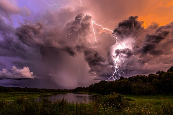 Anomaly natural disasters thunderstorm