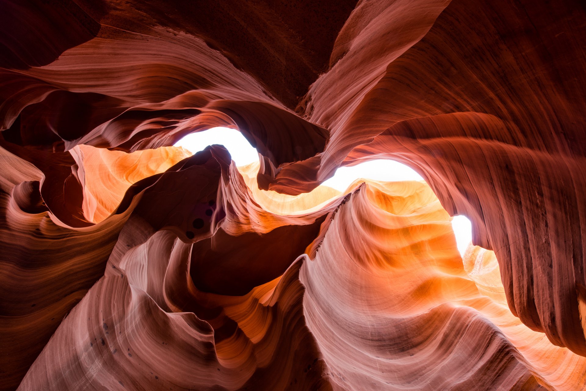 naturaleza estados unidos arizona cañón del antílope rocas textura luz