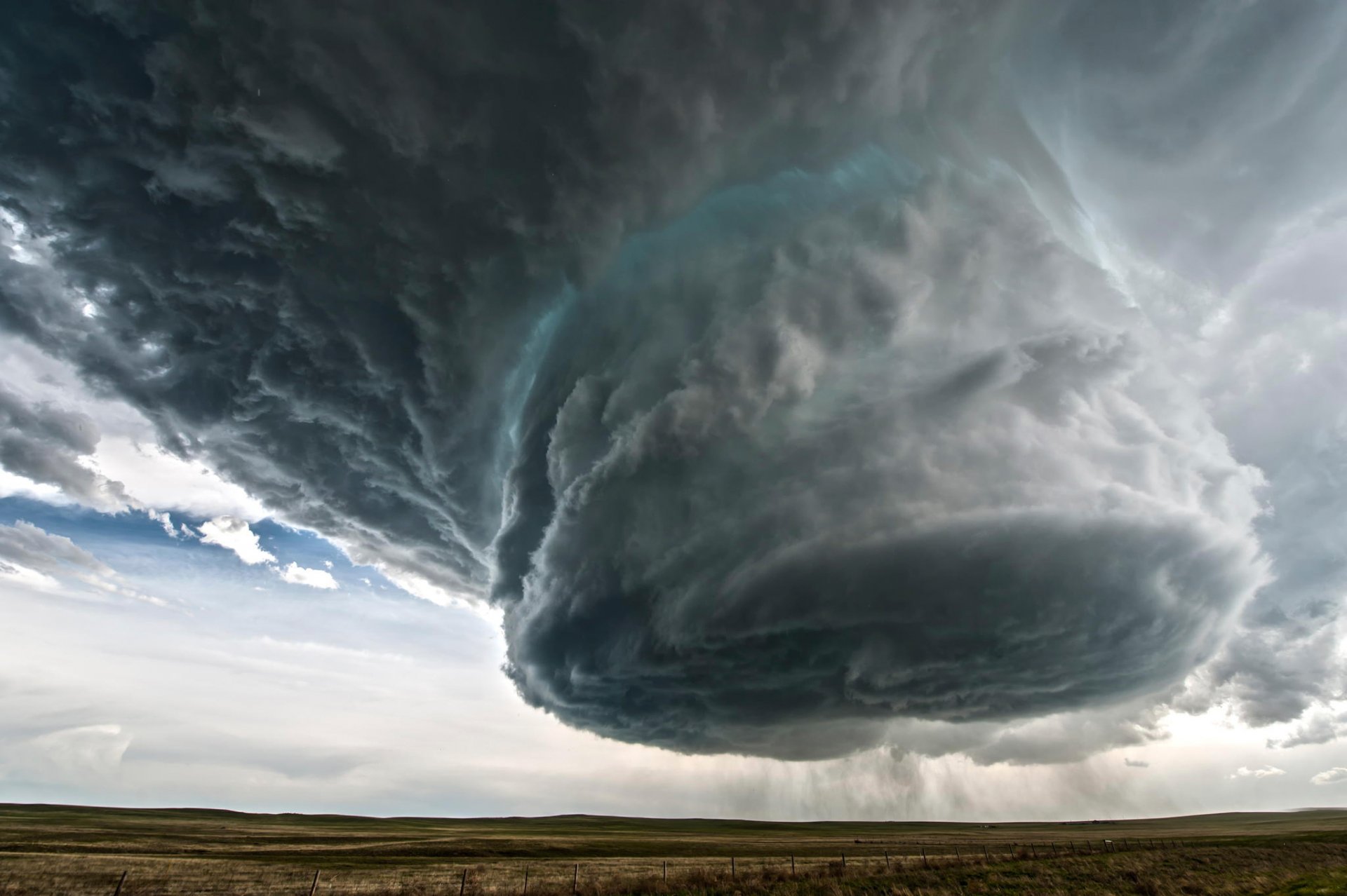 wyoming belleza tormenta huracán campo