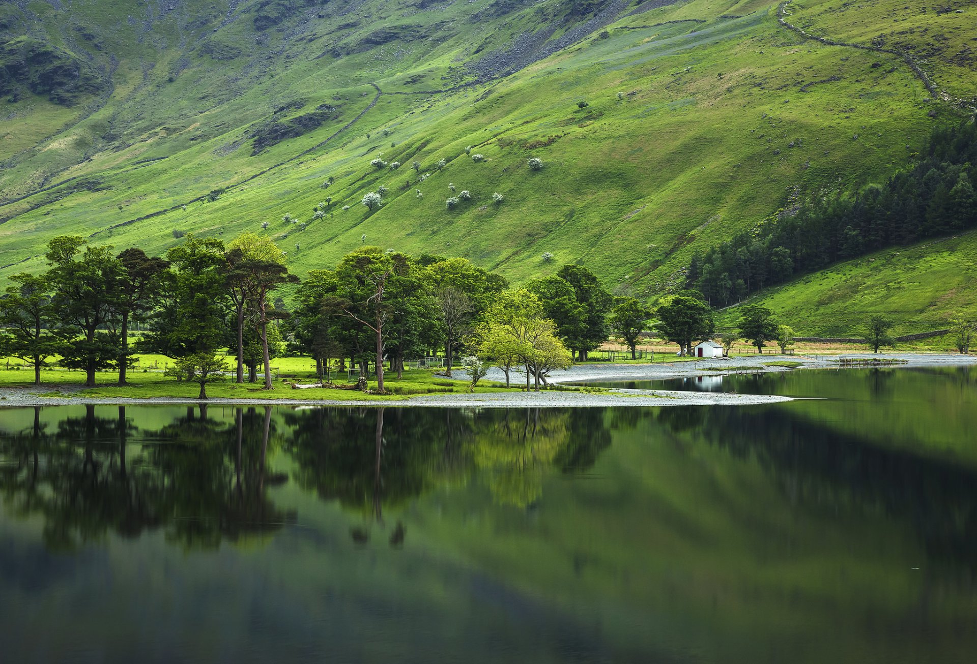 distrito del lago parque nacional valle de buttermere