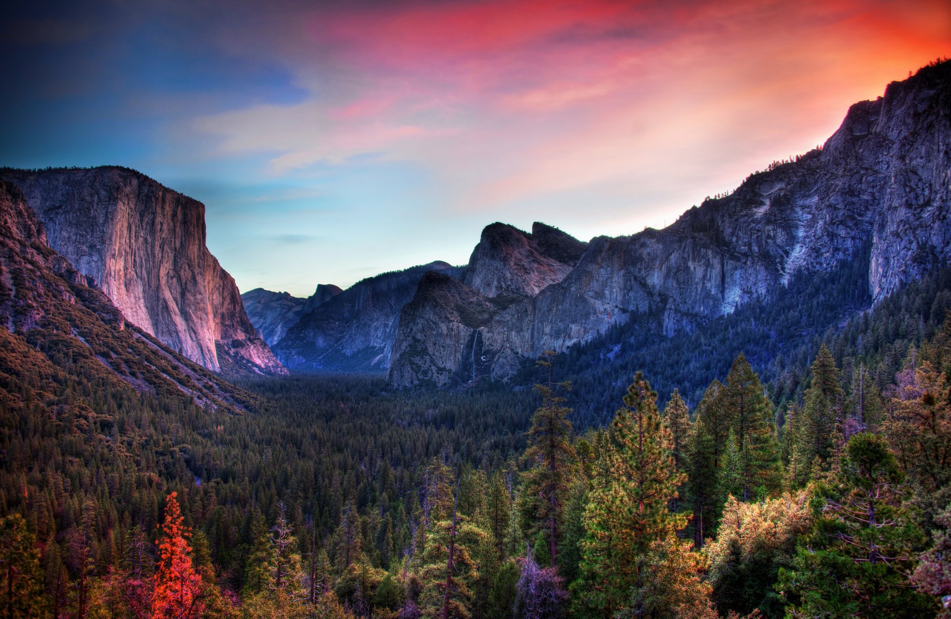 yosemite national park kalifornien tal felsen berge