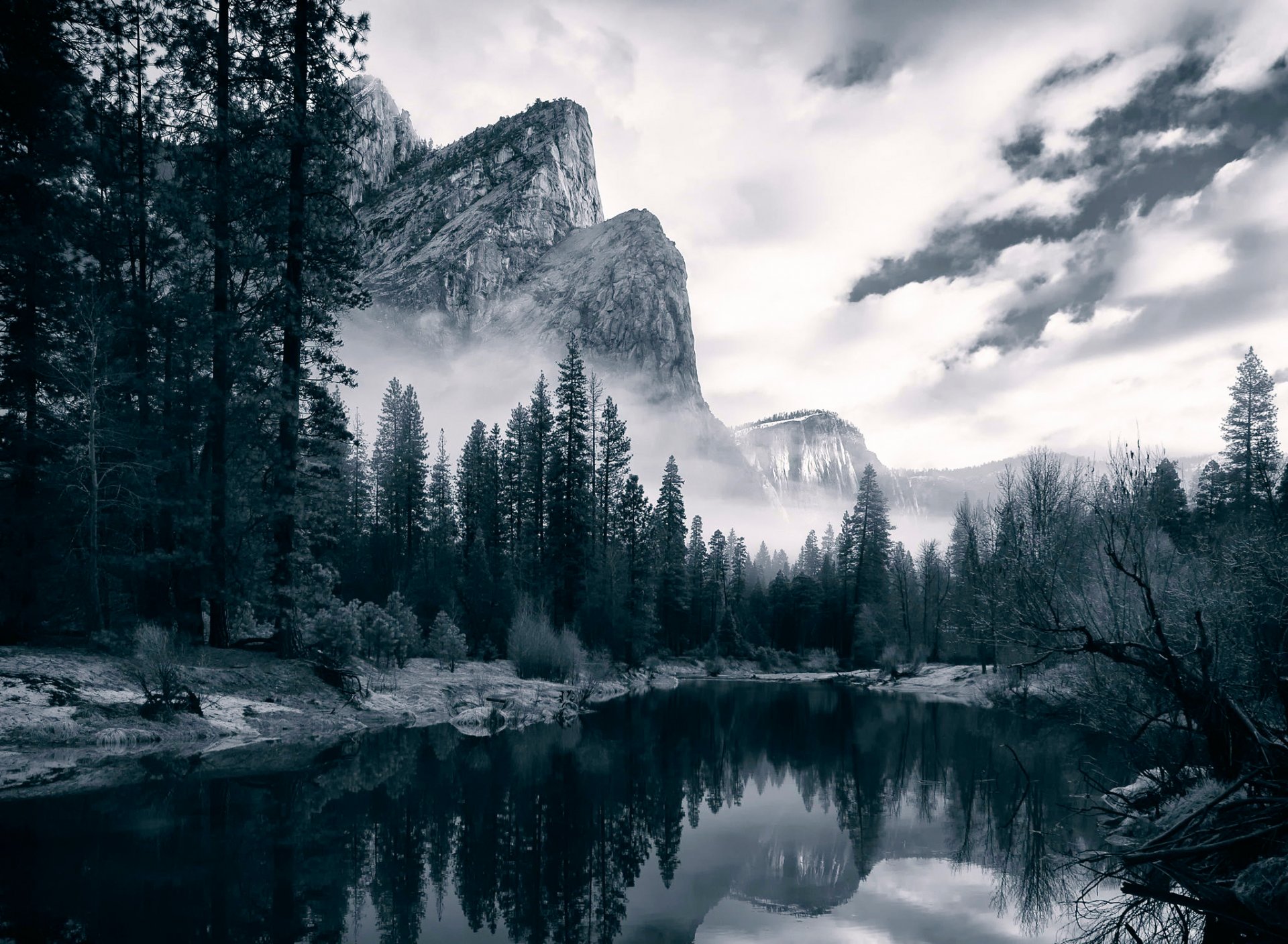 rzeka merced dolina yosemite rzeka park narodowy yosemite