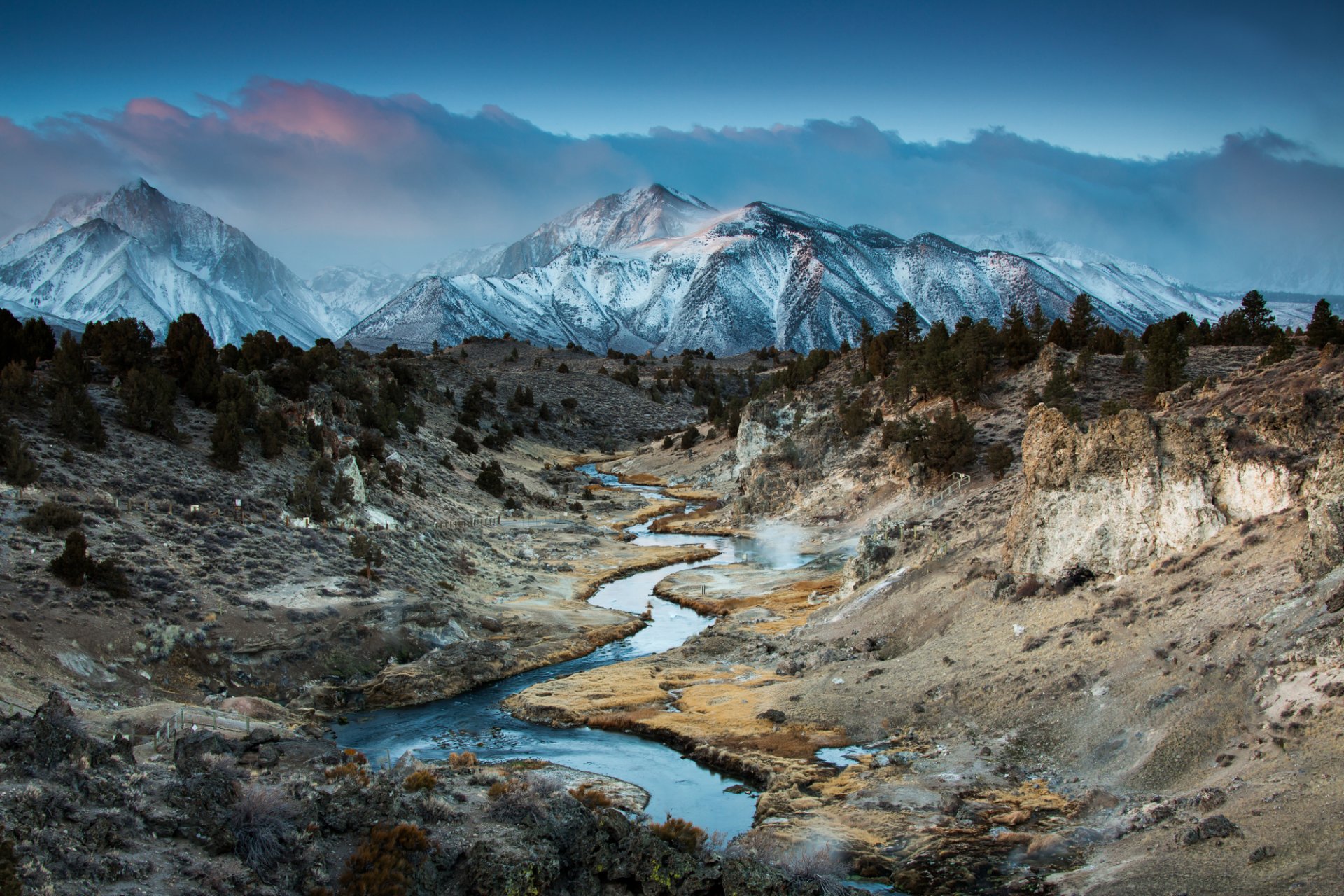 california sierra nevada oriental cañón de montaña arroyo caliente