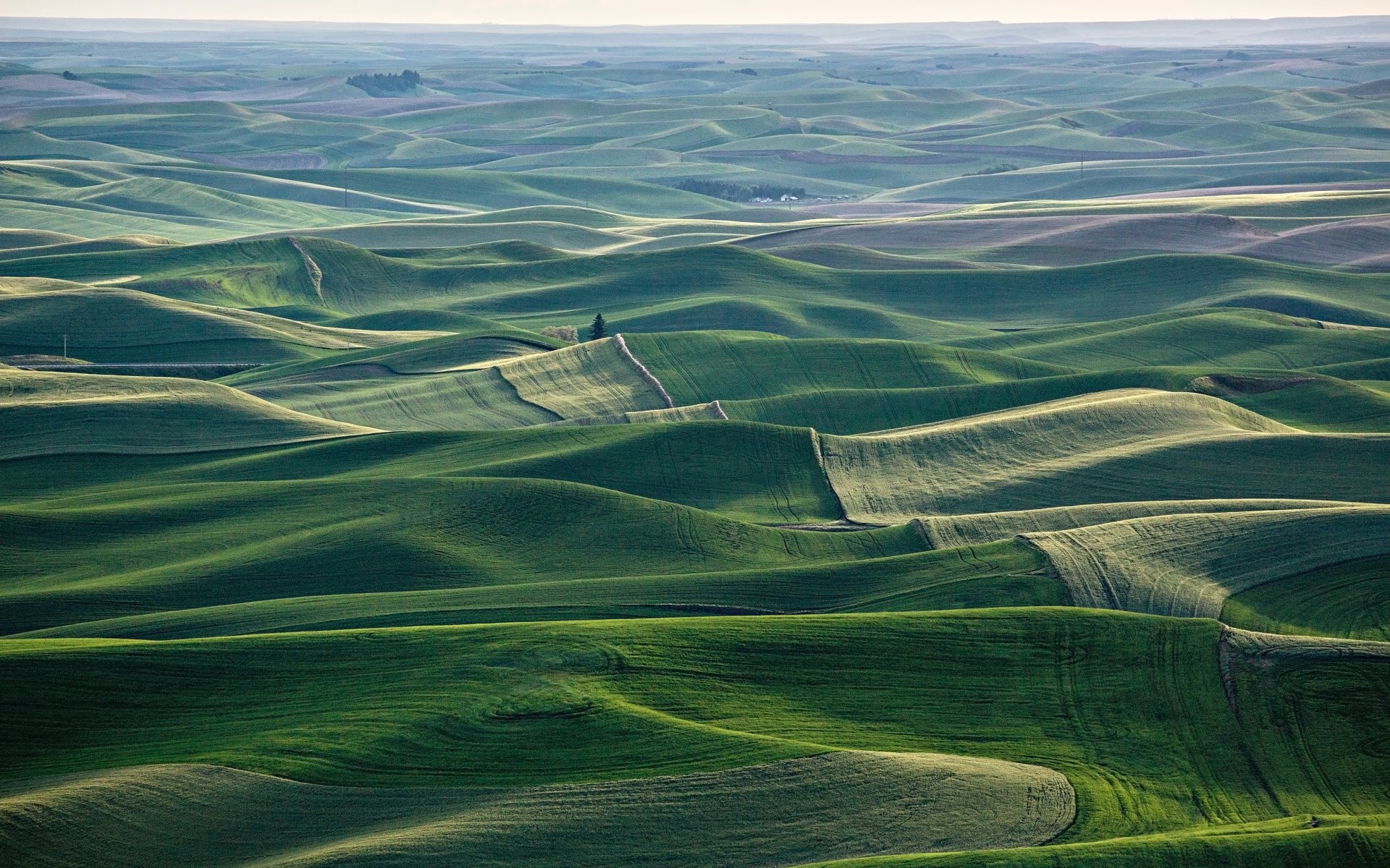 ansicht panorama felder natur