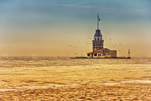 Maiden Tower in the Bosphorus Strait