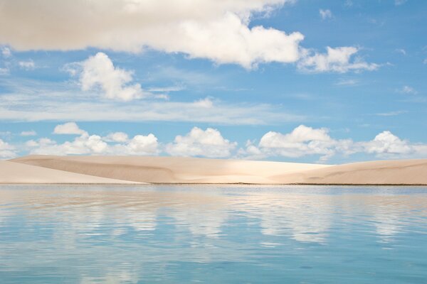 Las dunas en Brasil y el agua