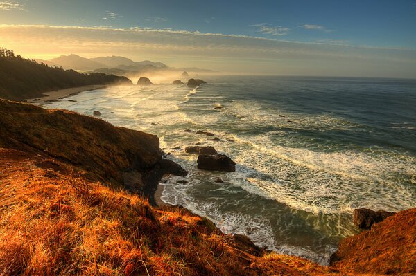 Ocean Storm Shore