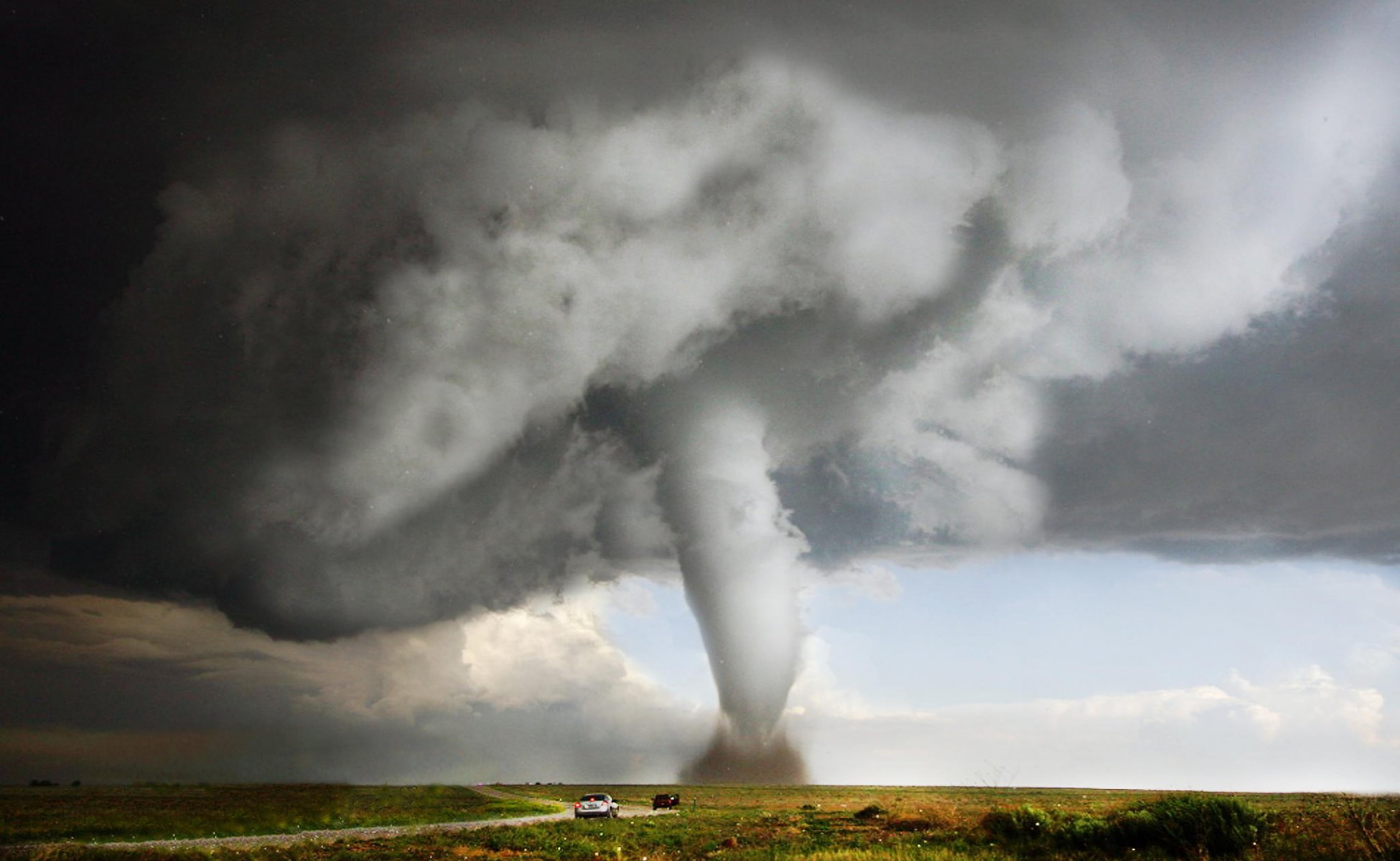 uragano tornado strada campo tornado stati uniti