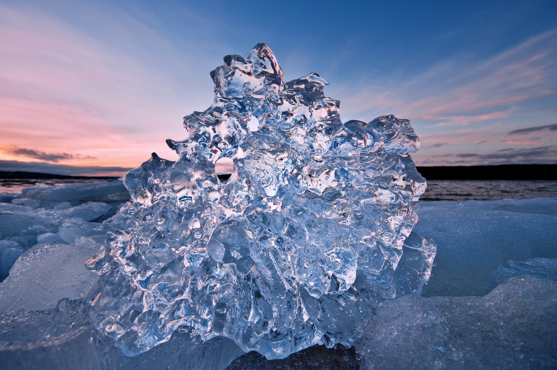 glace glace froid mer eau transparent