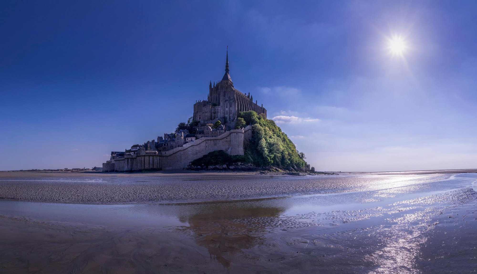 mont saint-michel mont saint-michel francia isla amurallada patrimonio de la humanidad unesco