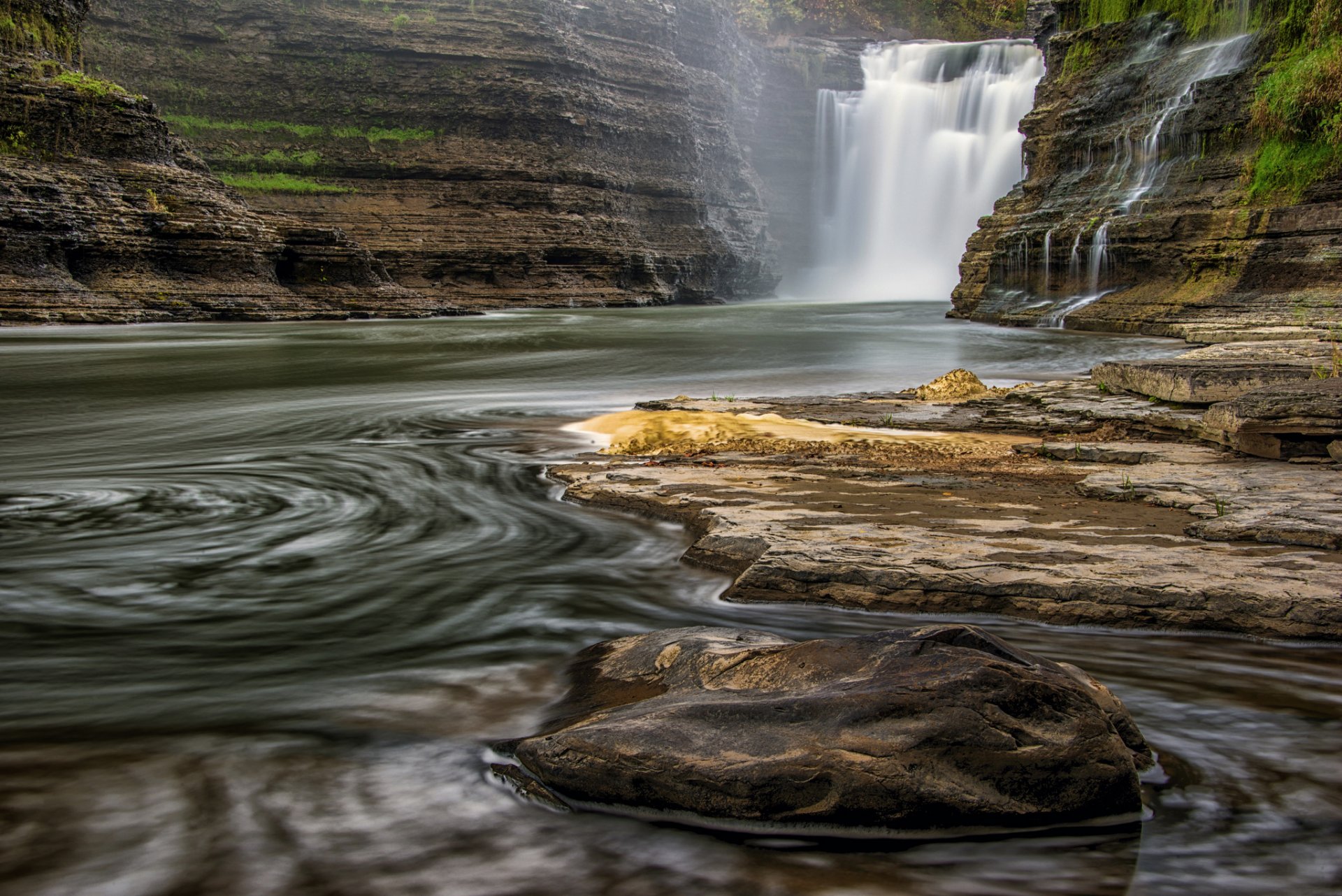 felsen fluss wasserfall