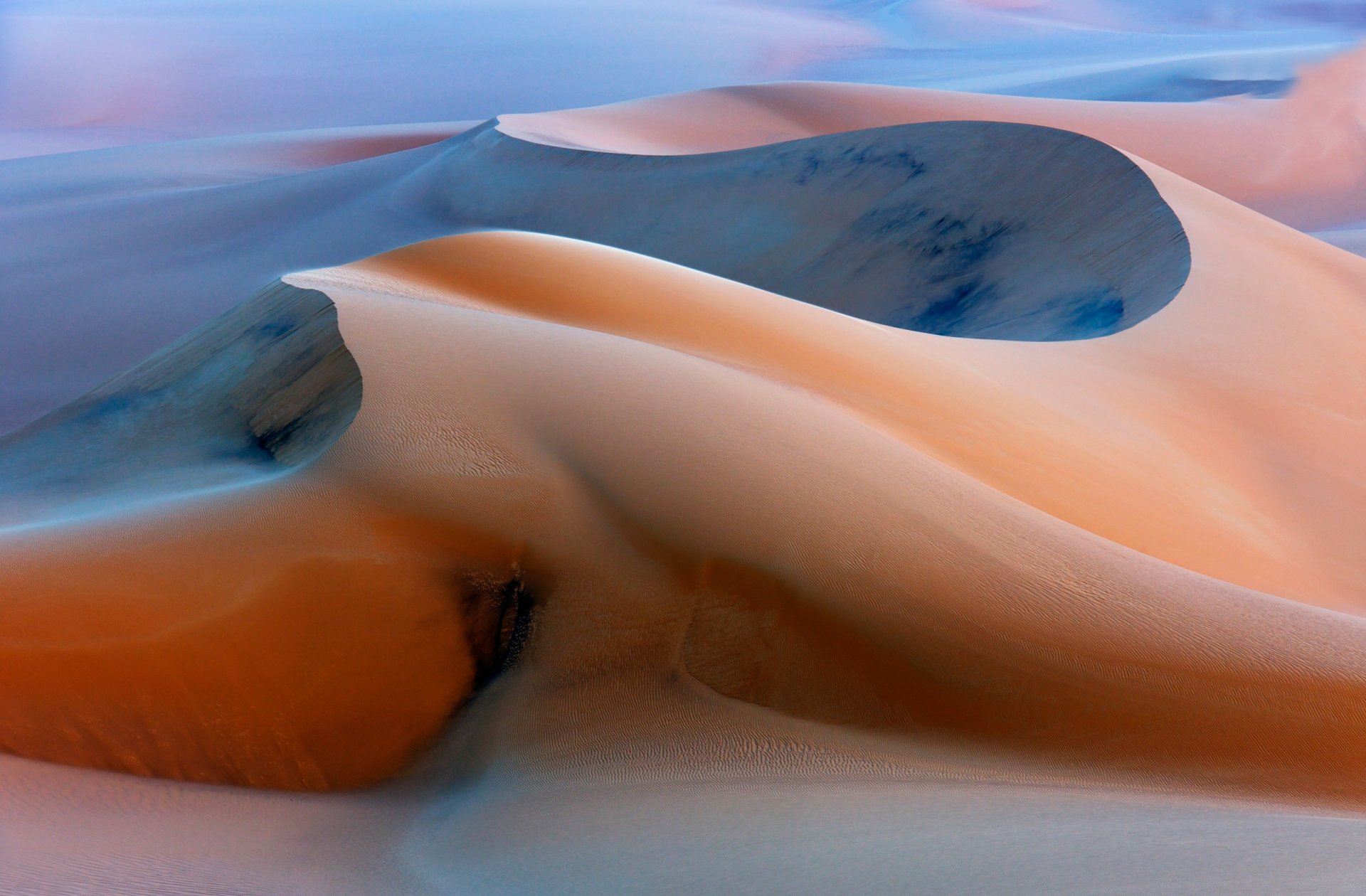 düne vor sonnenaufgang dünen sand