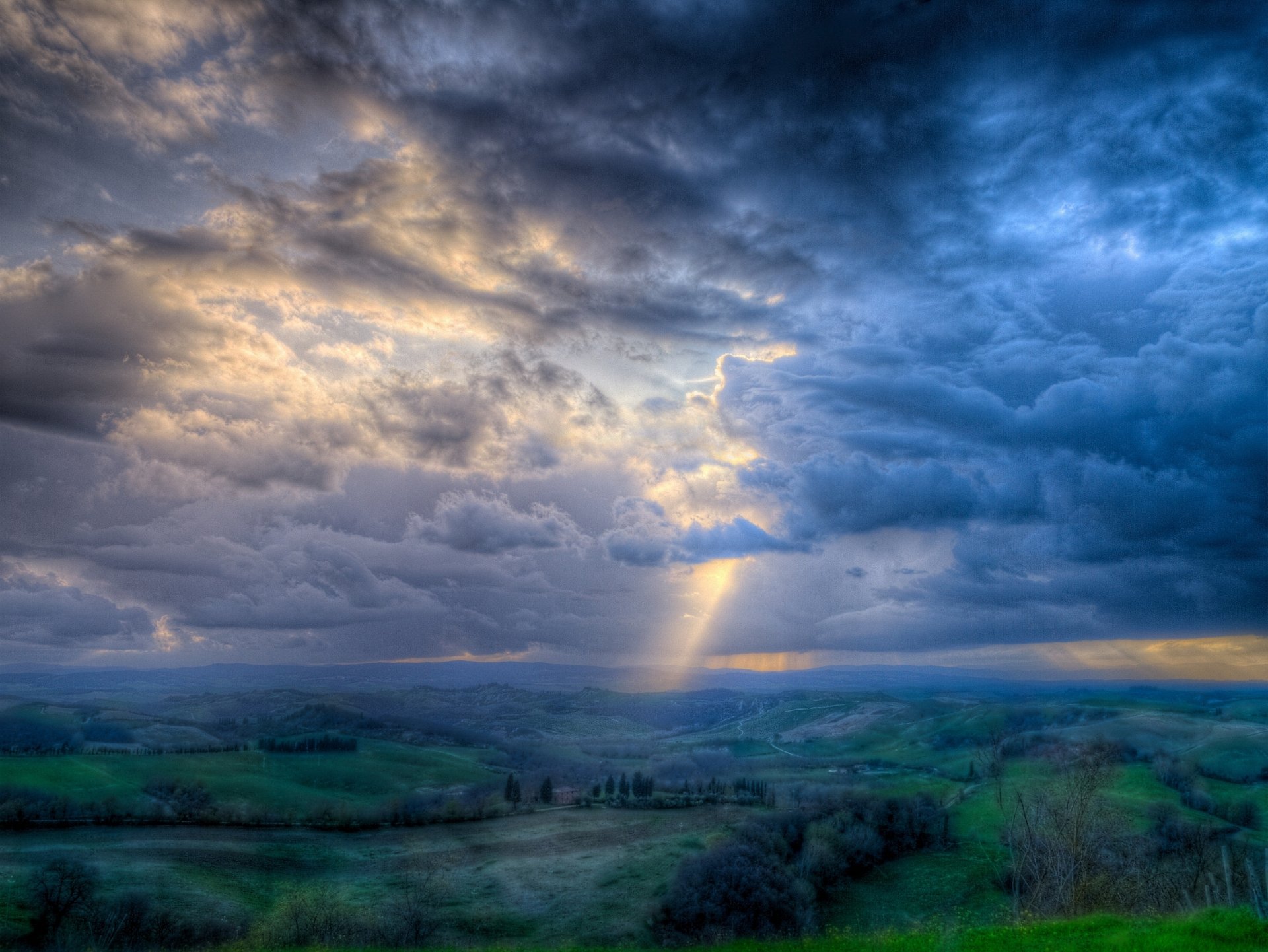 ciel lumière loin