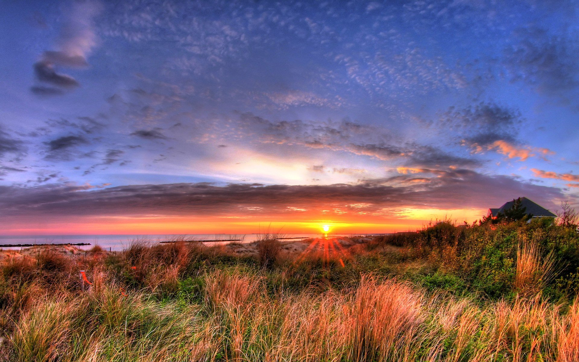 tramonto cielo costa