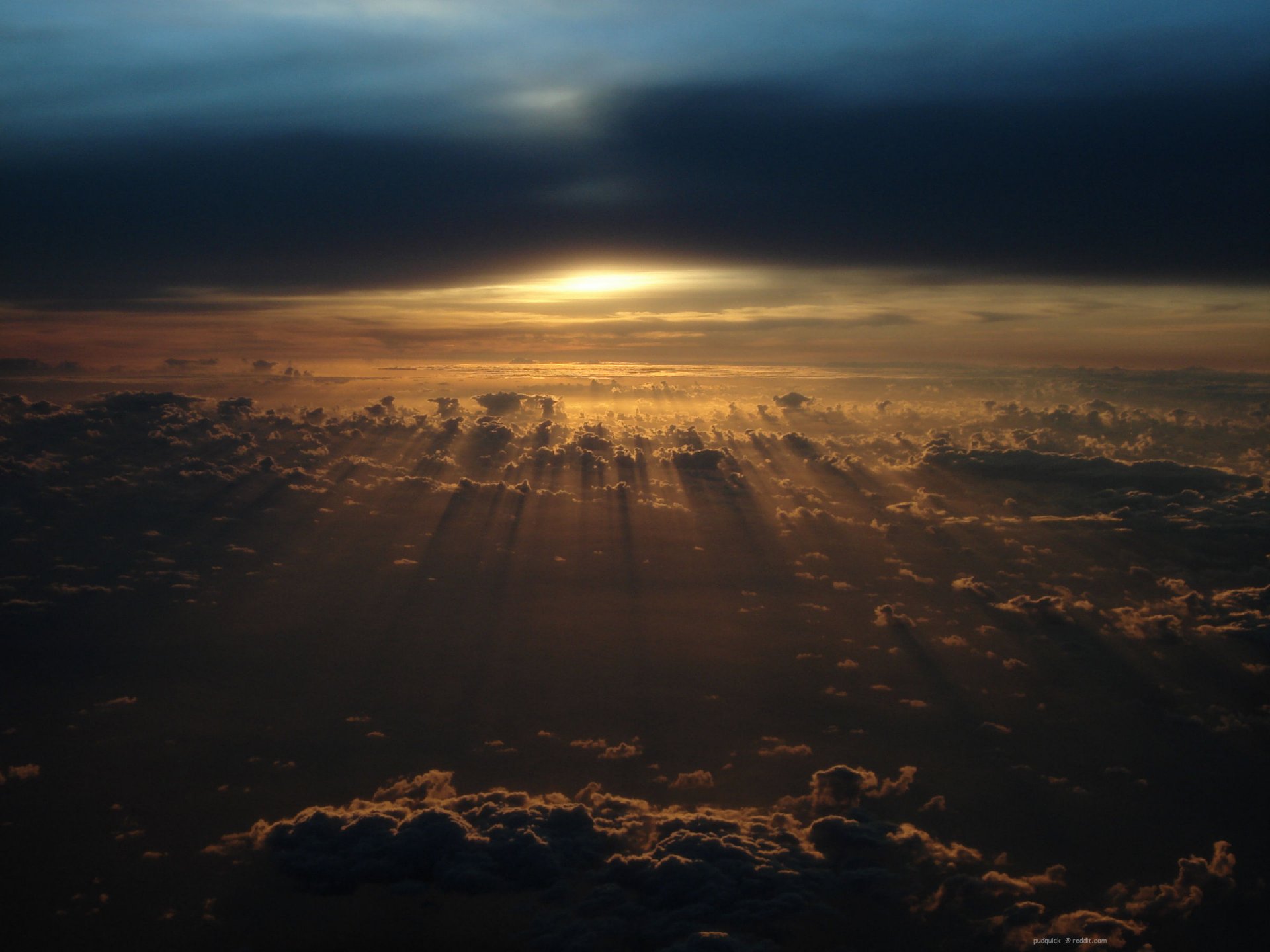 nuages lumière soleil coucher de soleil