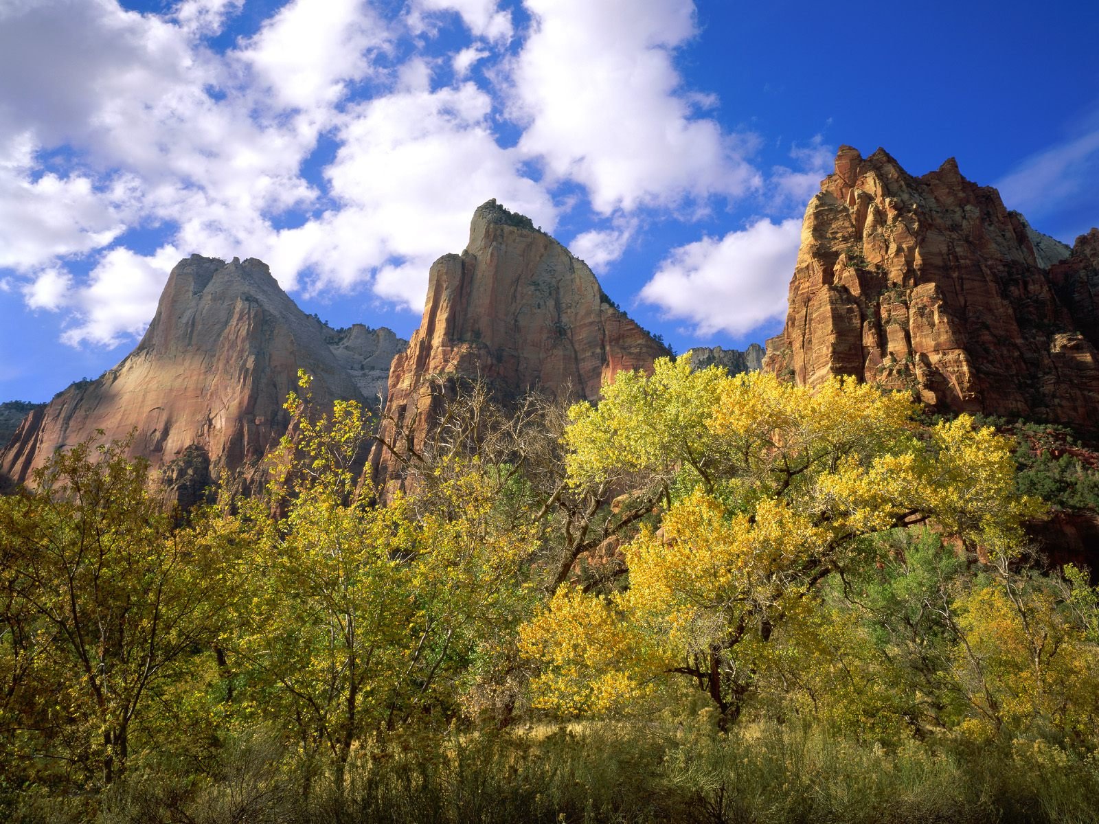 trzej patriarchowie park narodowy zion utah