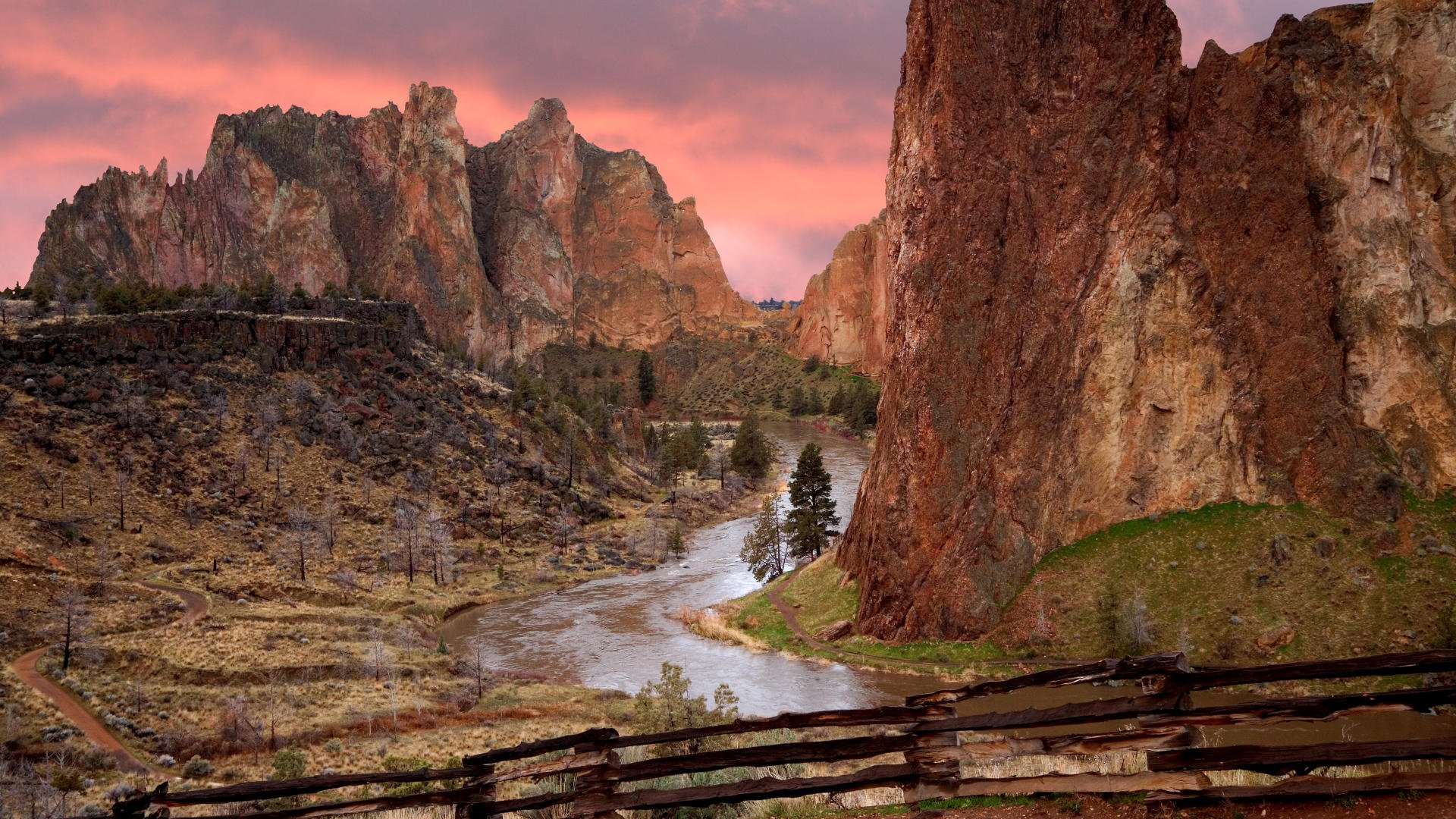 oregon berge fluss