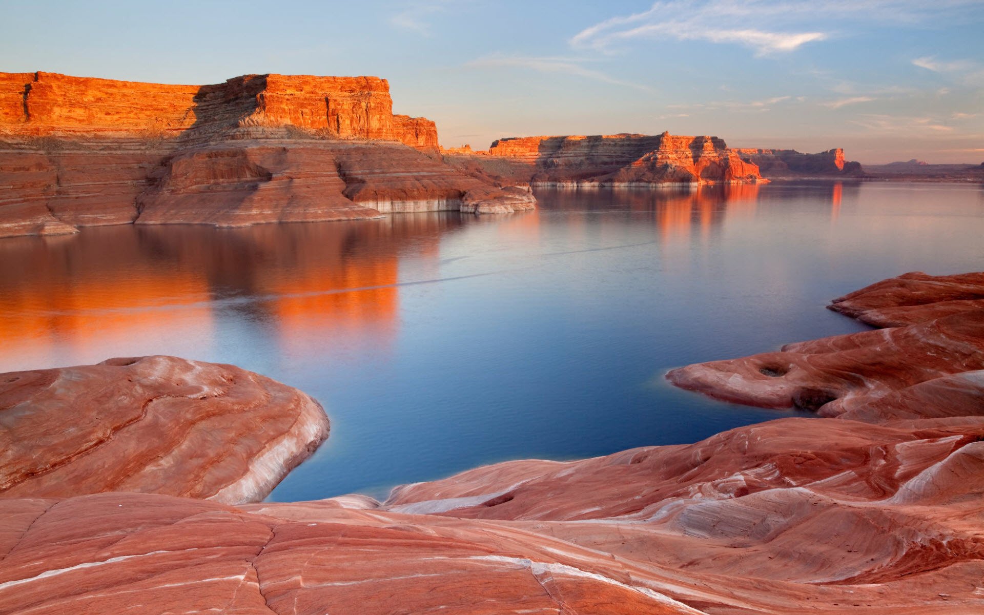 utah lac powell glen canyon falaises