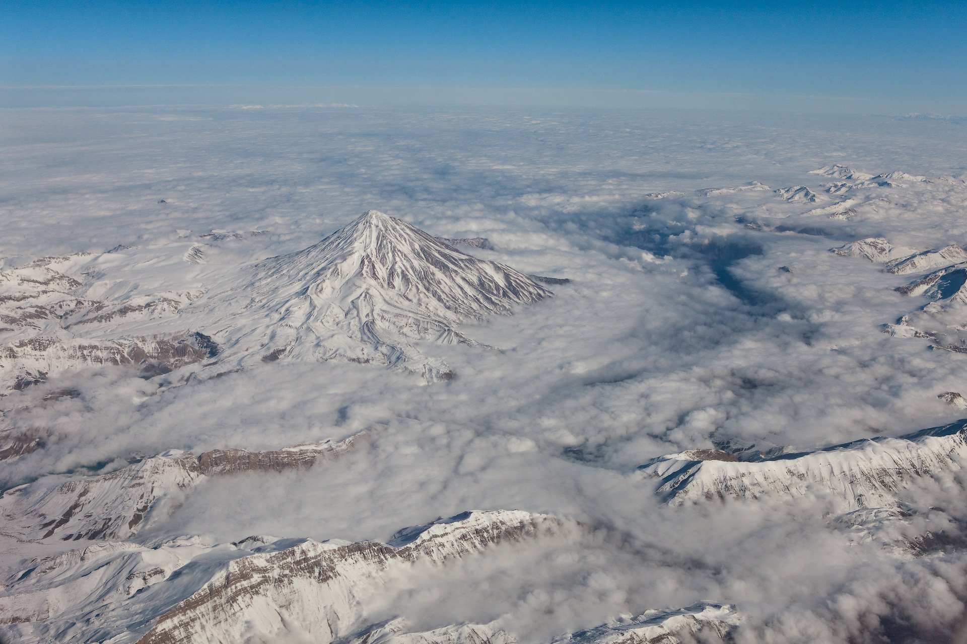 berge wolken schnee