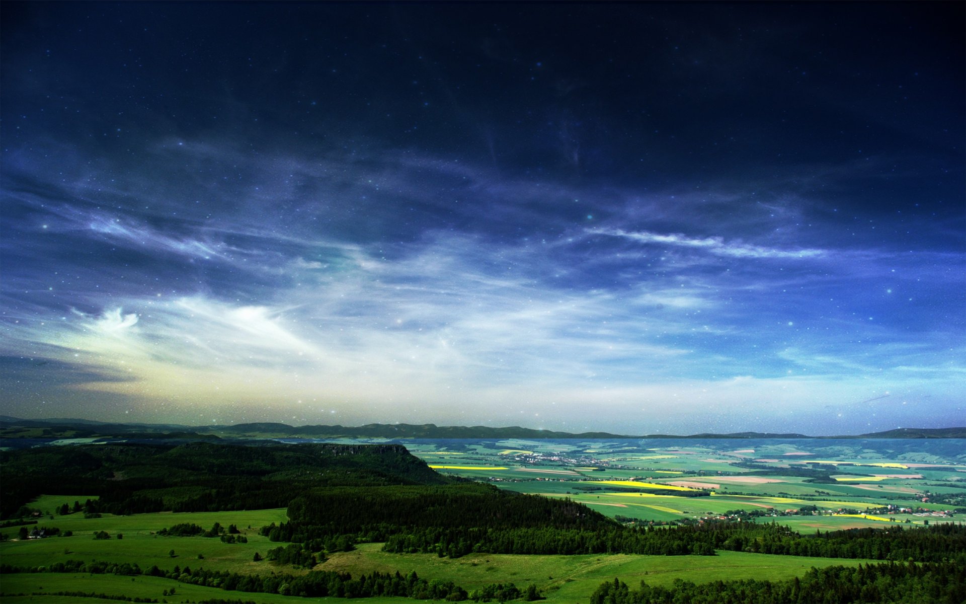 ebene himmel wolken