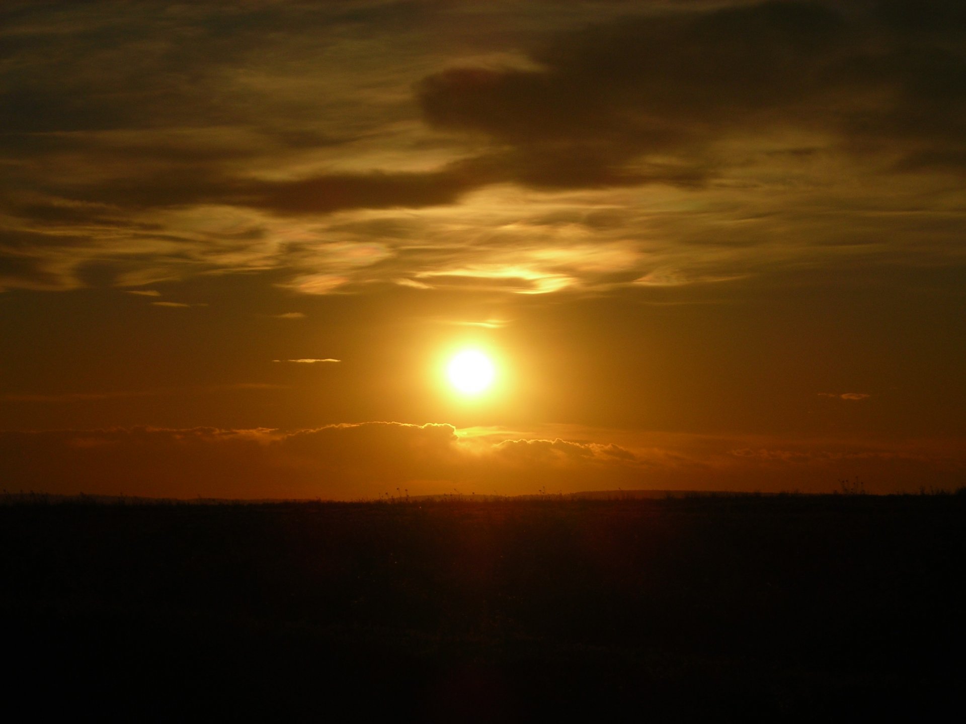 sonnenuntergang sonne steppe