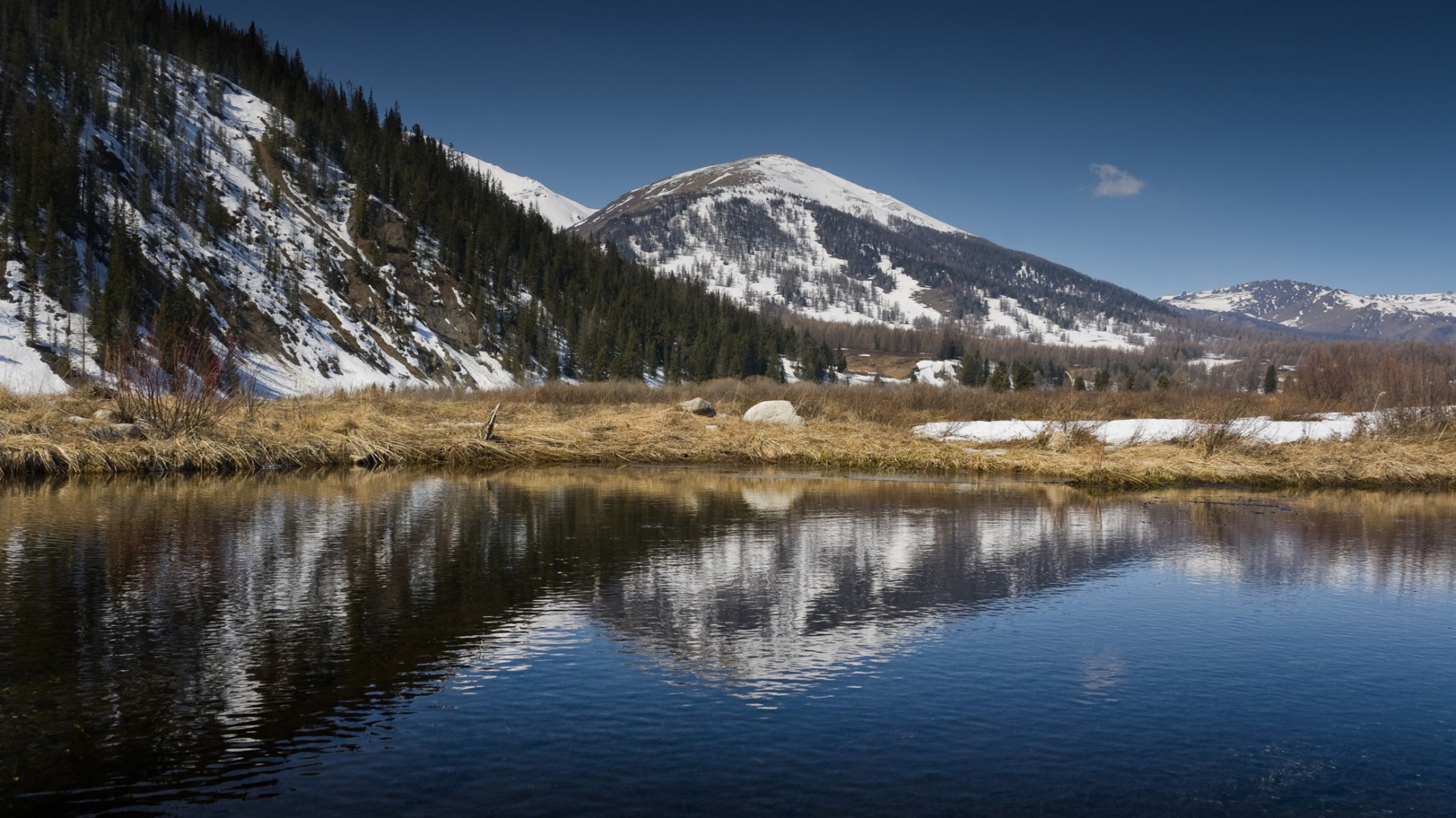 kazachstan jezioro góry