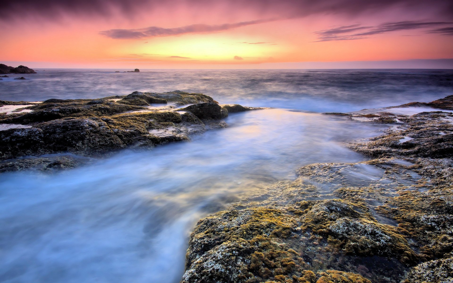 tones beach sunset sea