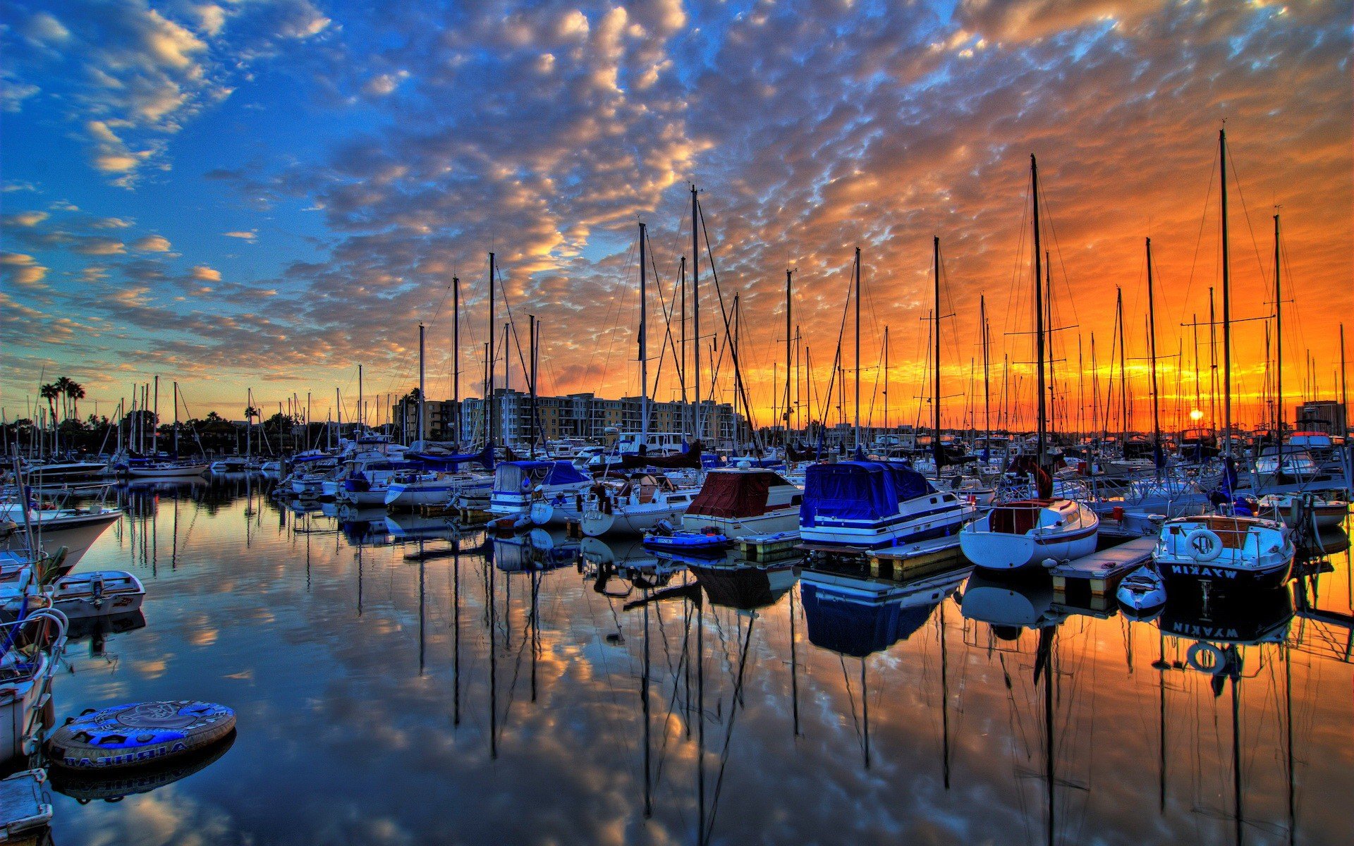 yachten wolken sonne reflexion