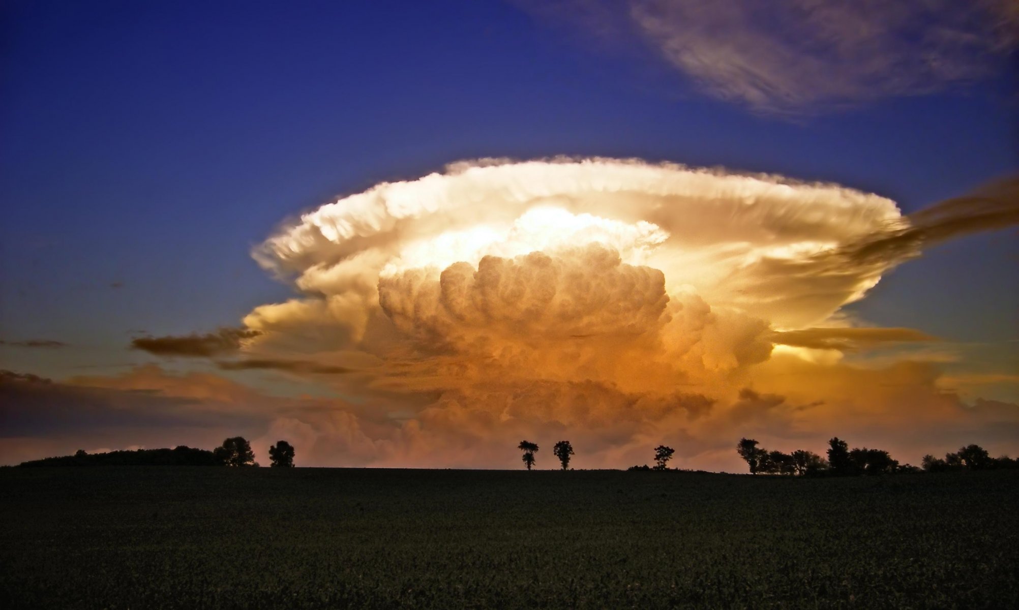 nubes luz efecto