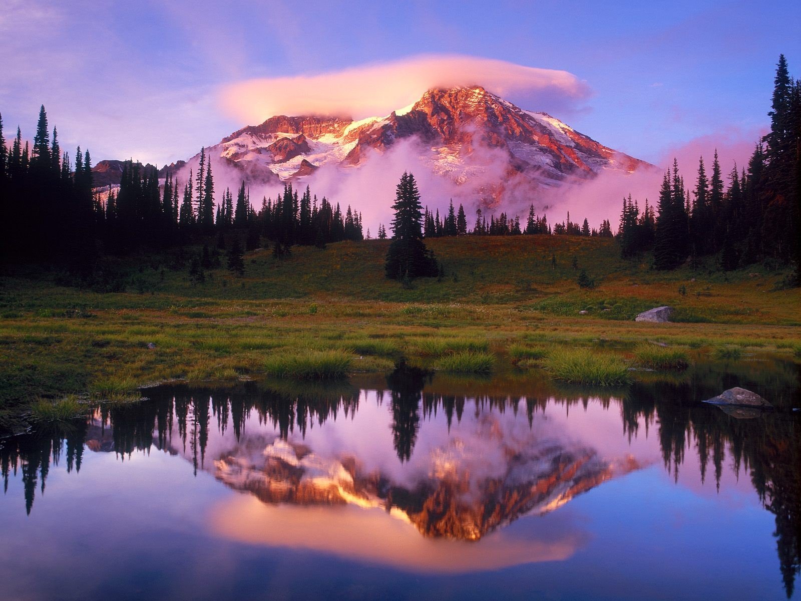 montagna riflessione washington