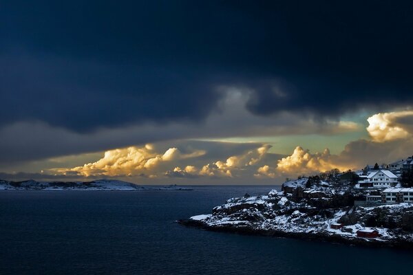 Incredible clouds in winter