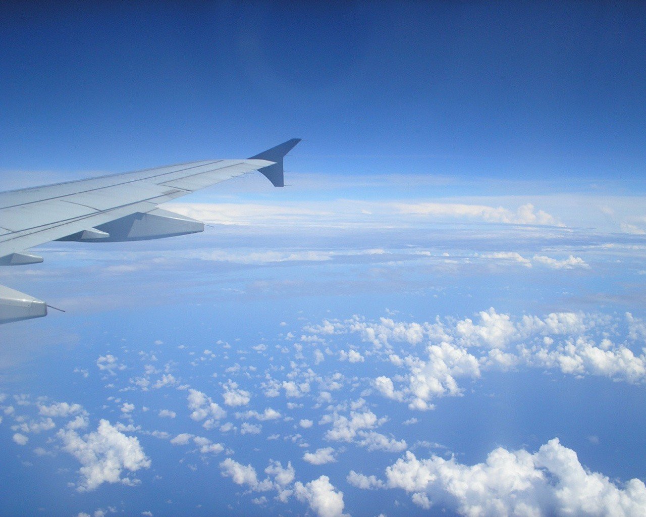 himmel wolken flügel flugzeug