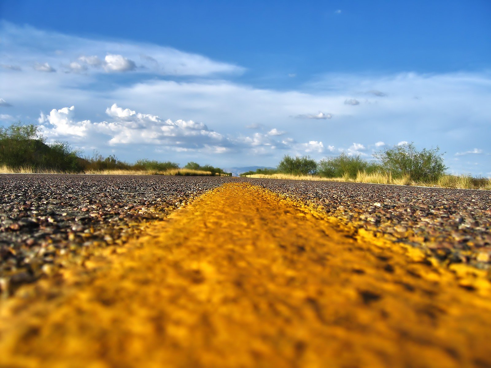 strada segnaletica orizzonte disseminato