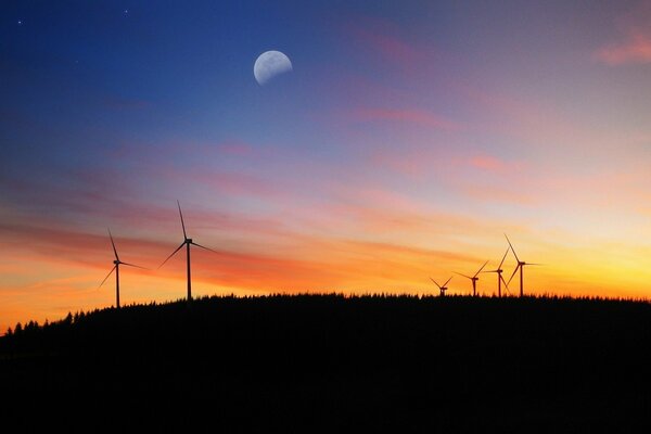 Windmills, silence and spaciousness