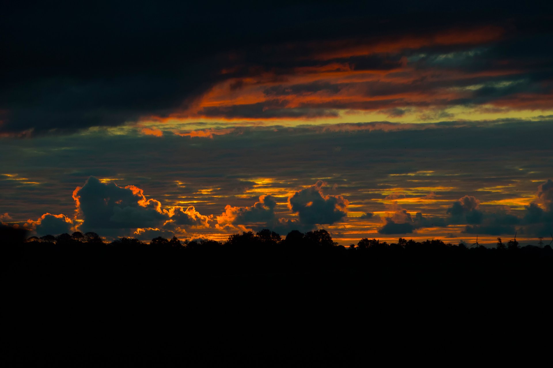 matin aube nuages