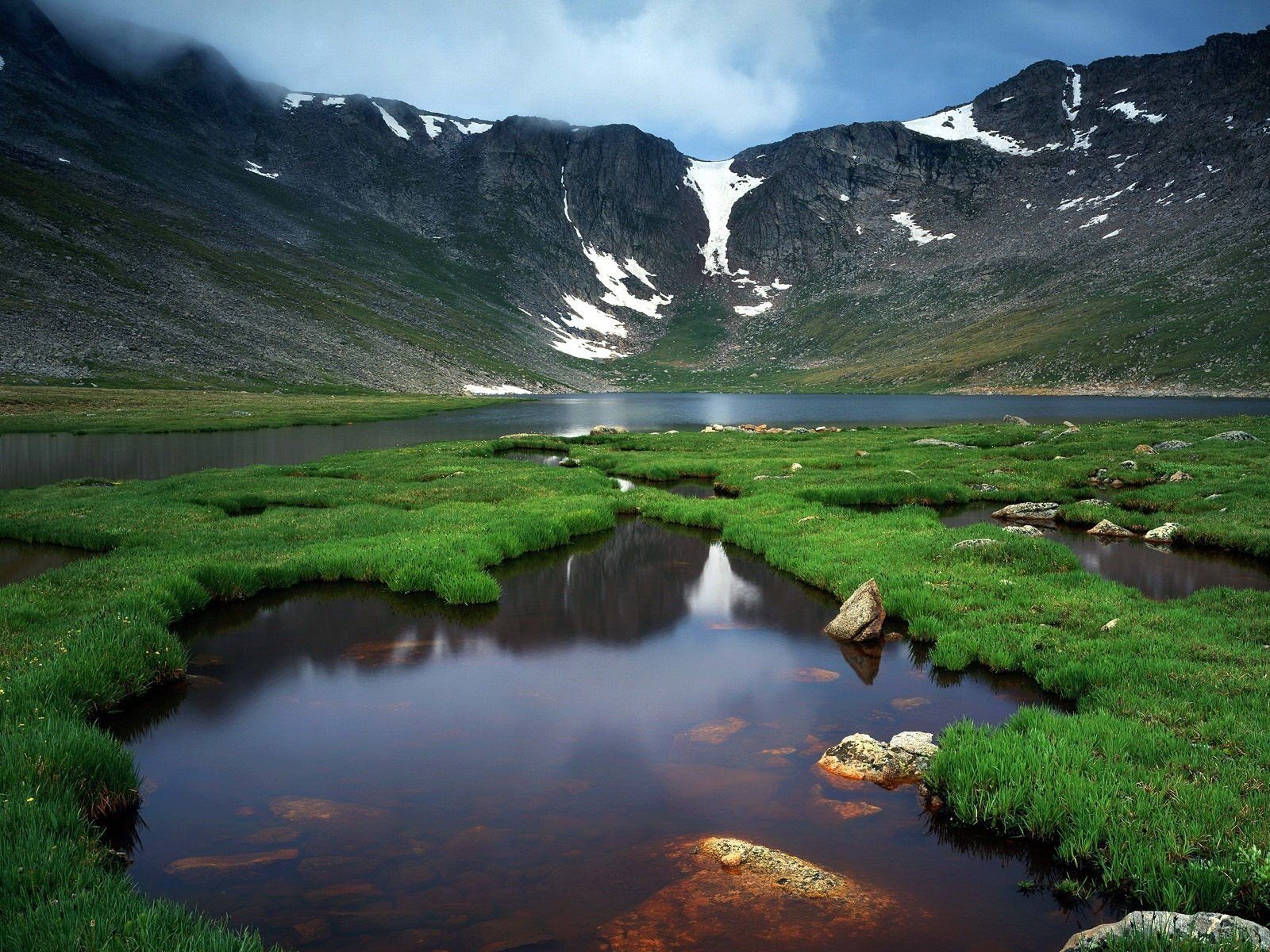 berge fluss natur grün leben