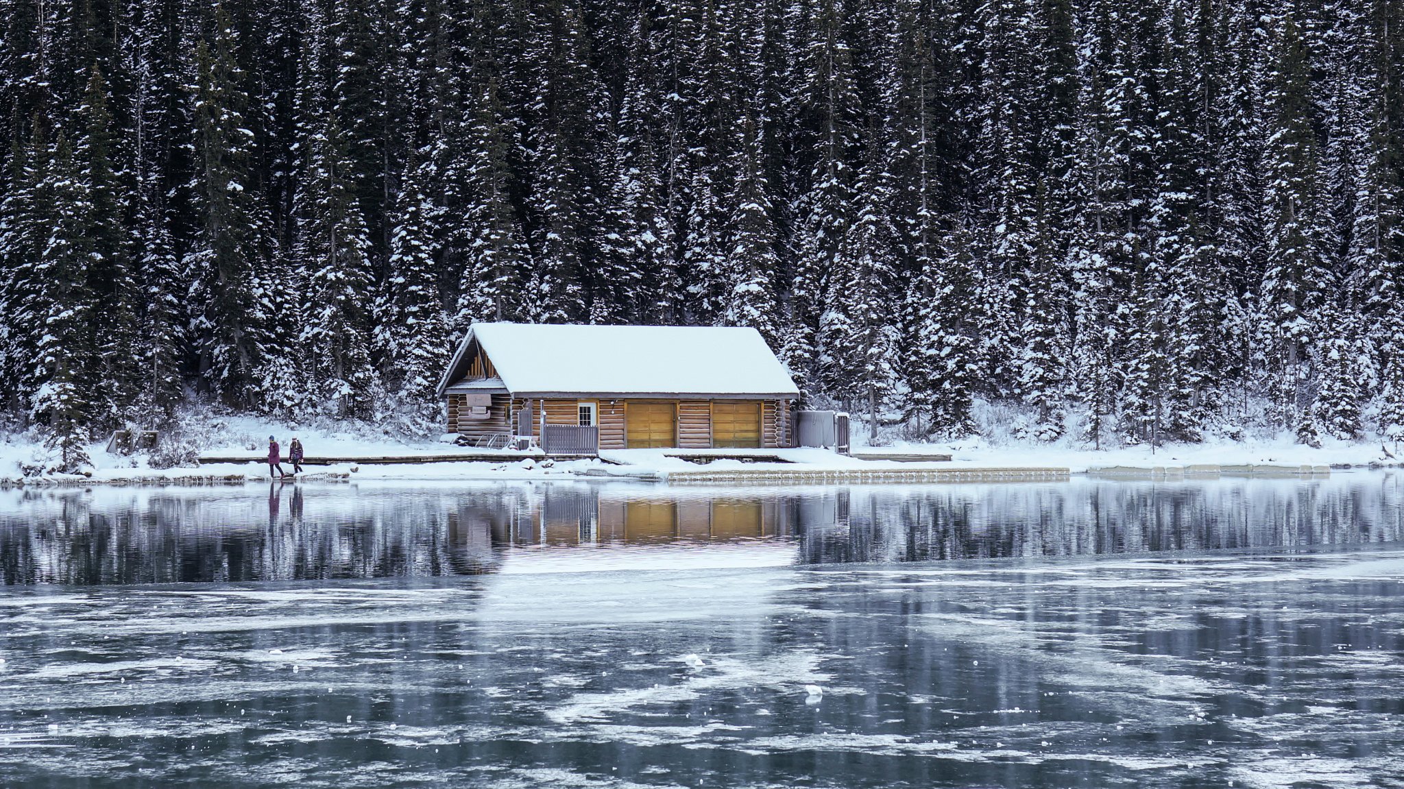 little house haus fluss wald