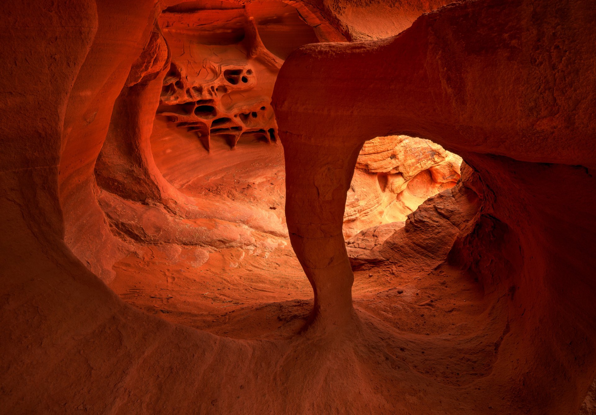 wüste feuer münch nevada nv des staatsparks tal windstein höhle felsen