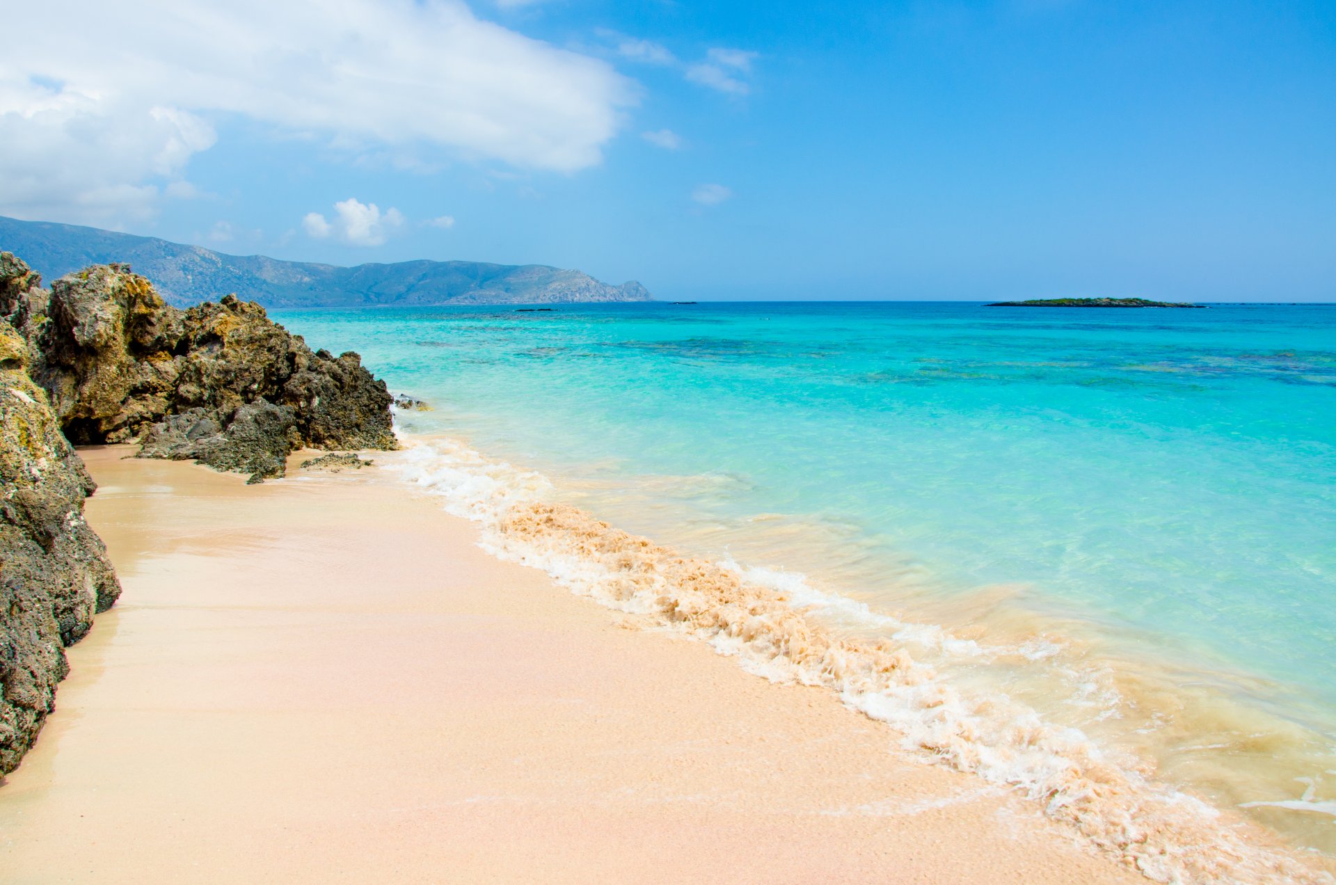 lato plaża niebieski morze brzeg raj piasek fale