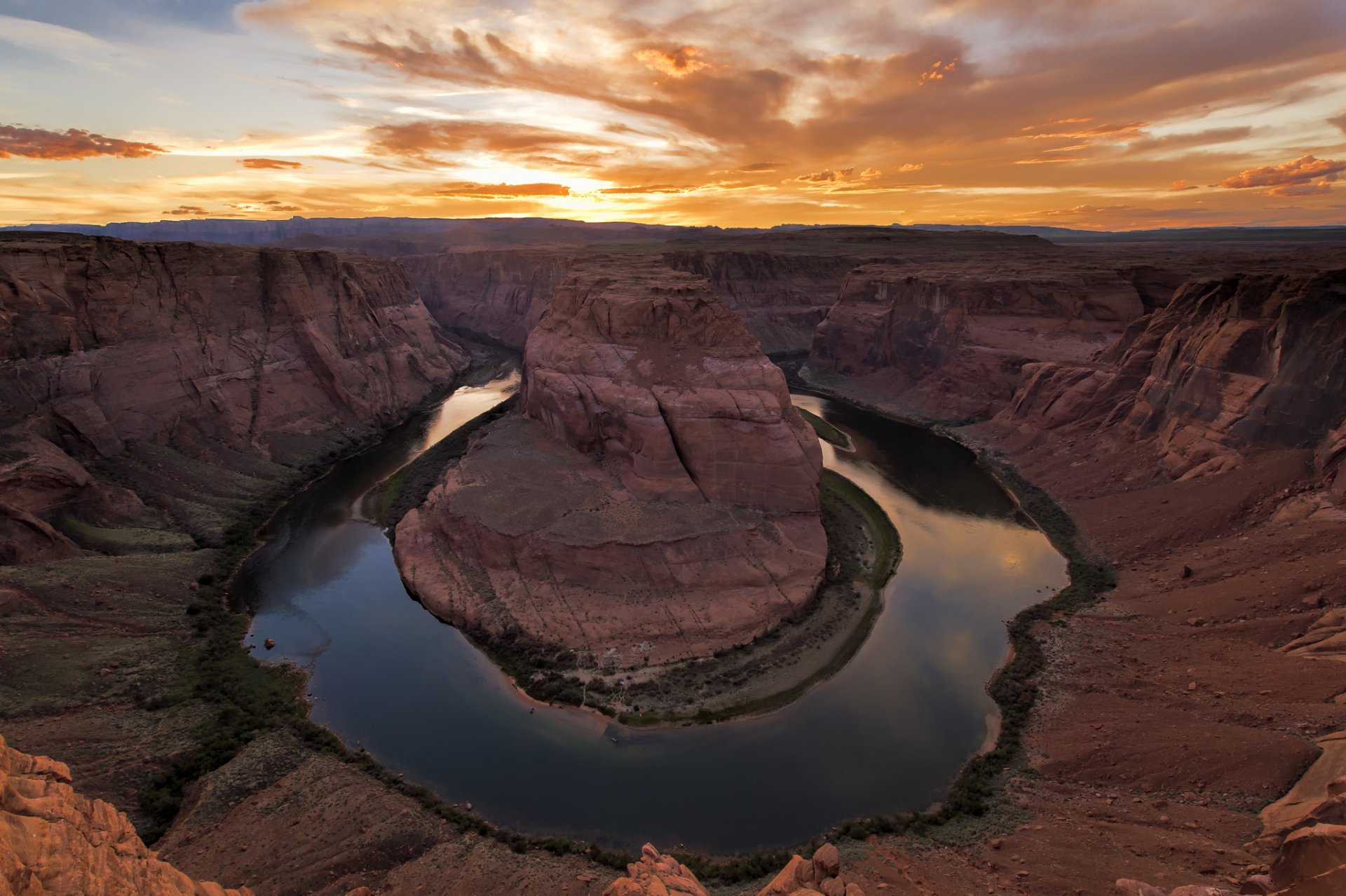 canyon river horseshoe colorado river horseshoe horseshoe bend dawn nature