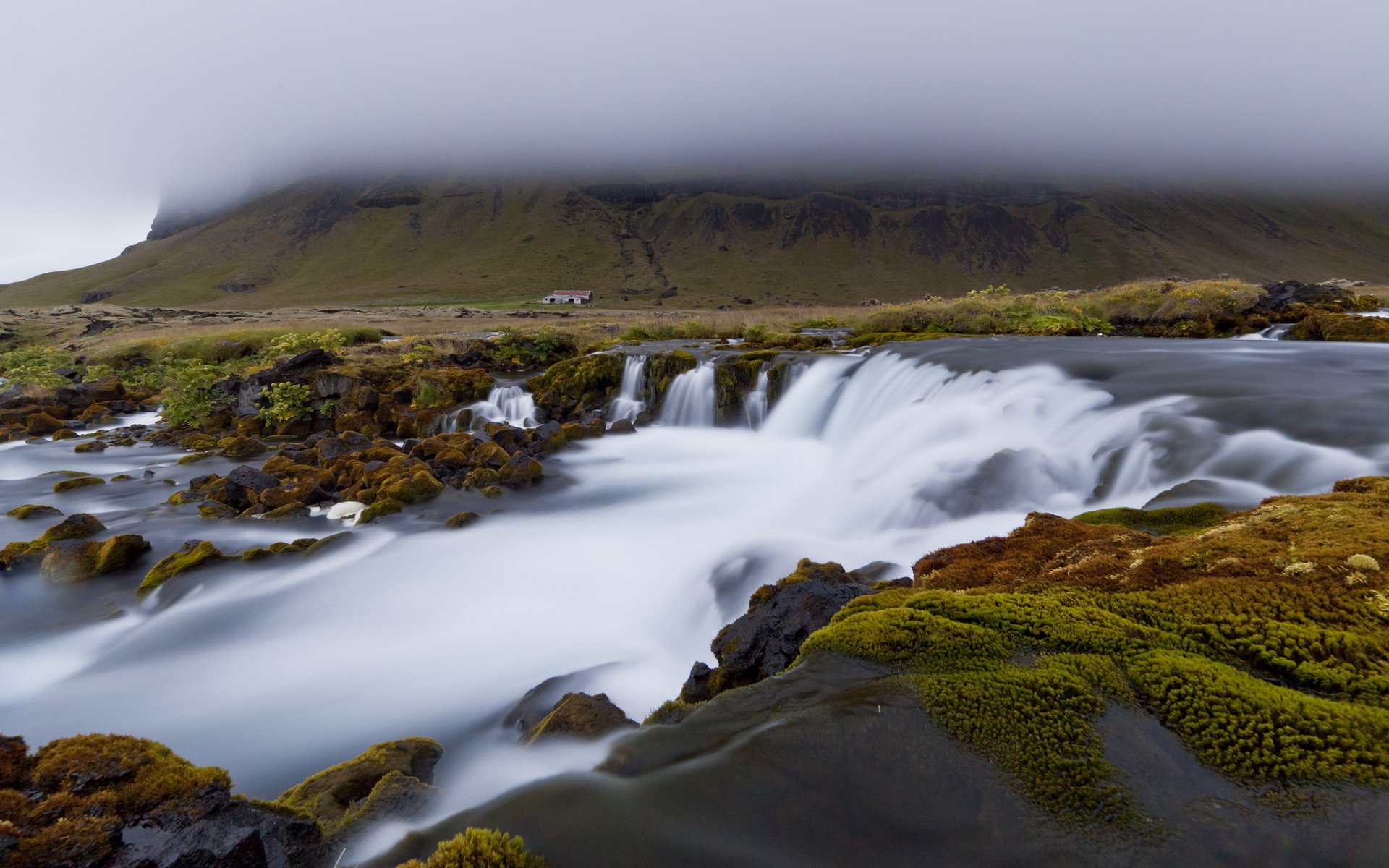 río niebla naturaleza