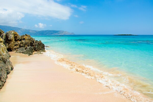 Sandy shores in the Maldives