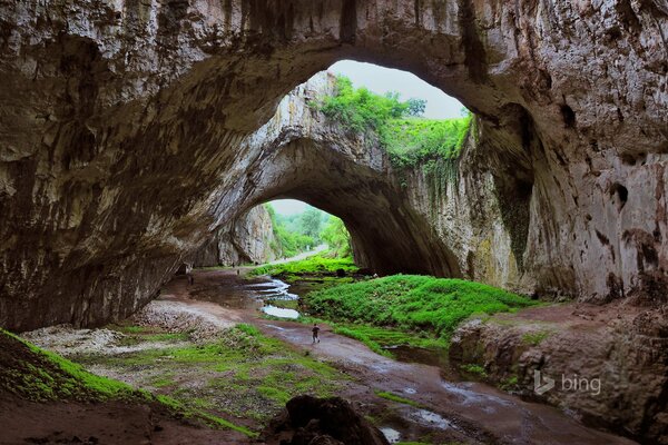 Beautiful views of the caves of Bulgaria